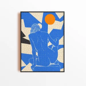 Piece & Love - Puzzle Peau bleue by Été81