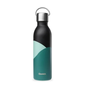 Qwetch - Bouteille isotherme ACTIVE 600ml Horizon - Noir