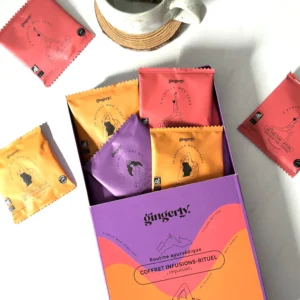 Gingerly - Coffret cadeau Impulsion – 15 infusions rituels