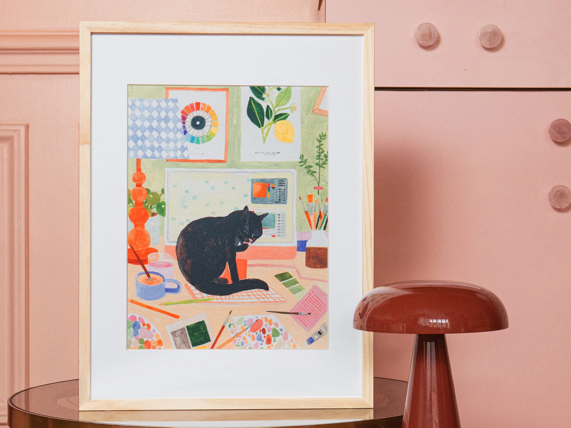 Petit Pinceau - Kit de peinture au numéro - La pause du chat – Image 2