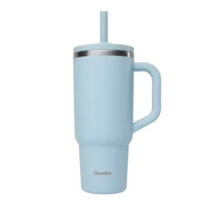 Qwetch – Travel cup isotherme 900ml avec bouchon étanche - coloris au choix