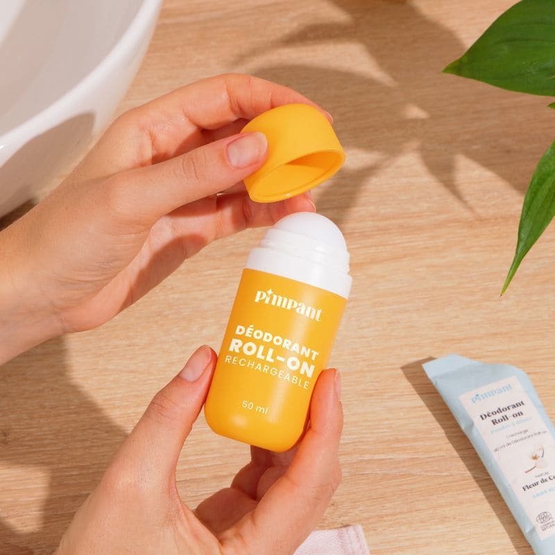 Pimpant - Déodorant Roll-on - Fleur de Coton (1 recharge) – Image 3