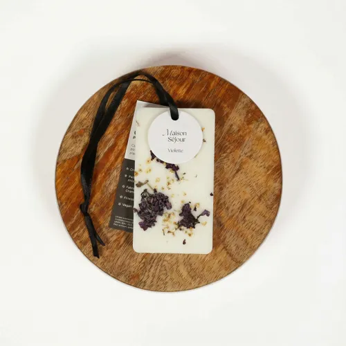 Maison Séjour - Carte florale parfumée - Violette