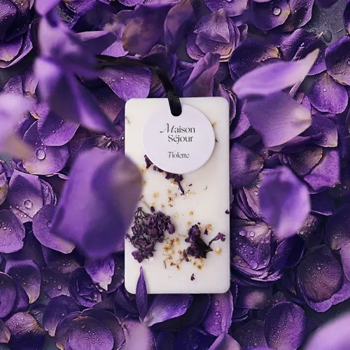 Maison Séjour - Carte florale parfumée - Violette – Image 3
