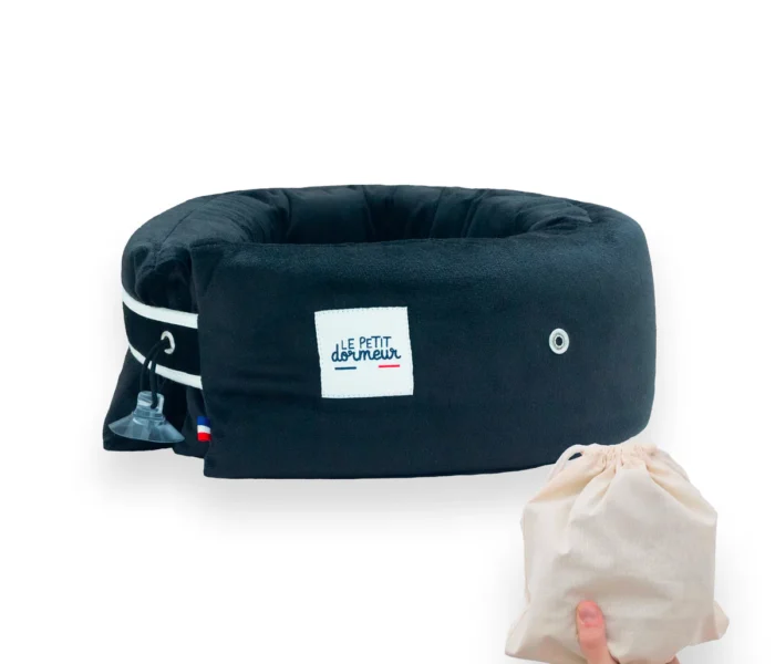 coussin velours noir
